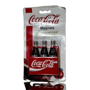 Vintage 1995 Coca-Cola Coke Bottles 3 Bottle Pack Magnet NOS‎ #51445 NEW